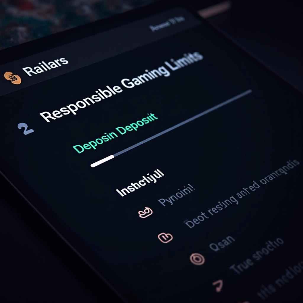 Setting limits screen
