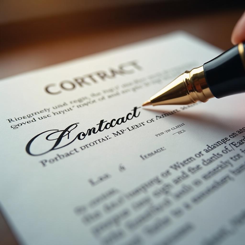 Contract illustration